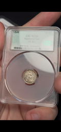 Half Dime, 1844, FS-301, CACG MS66